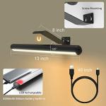 Arixinks Picture Light with Remote,Battery Painting Light with 3 Lighting Colors Rechargeable,Art Light Display Wall Light with Dimmable Timer, Full Metal Picture Light for Picture Gallery Dart