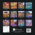 2025 Erin Hanson Calendar Crystal Light Landscapes Fine Art | Large Wall Calendar with Vibrant Impressionism Crystal Light Paintings | Monthly Calendar for Office 12 x 24” Thick Paper | Art by Erin Hanson