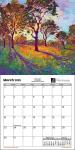 2025 Erin Hanson Calendar Crystal Light Landscapes Fine Art | Large Wall Calendar with Vibrant Impressionism Crystal Light Paintings | Monthly Calendar for Office 12 x 24” Thick Paper | Art by Erin Hanson