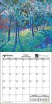 2025 Erin Hanson Calendar Crystal Light Landscapes Fine Art | Large Wall Calendar with Vibrant Impressionism Crystal Light Paintings | Monthly Calendar for Office 12 x 24” Thick Paper | Art by Erin Hanson
