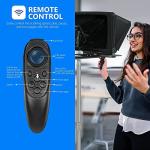 Inmei TX12 Teleprompter with Remote App Control, 13inch Metal Teleprompter，Compatible with iPad, Smartphone, DSLR Camera,Collapsible with Carry Case,Easy to Assemble