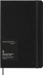 Moleskine Hard Cover Smart Notebook, Ruled/Lined, Large (5 x 8.25) Black