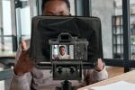 Glide Gear TMP 100 Teleprompter – DSLR, Tablet, Smartphone – 12" Glass, Carry Case, No Assembly