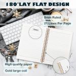 BearCake Positive Affirmation Gifts, I am Kind Smart Brave Affirmations Notebook, Inspirational Notebooks, Affirmation Journal, Encouragement Gifts, Hardcover Spiral Notebook 5.5x8.3