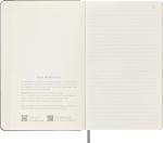 Moleskine Hard Cover Smart Notebook, Ruled/Lined, Large (5 x 8.25) Black