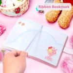 Smart tree Pink Journal for Women, Kawaii Notebook A5 Size Travel Journals Soft Leather Colorful Paper Girls Diary, Sweet Tasty Theme Cute Planner with Bookmark and Inner Pocket