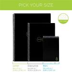 Rocketbook Core Reusable Smart Notebook Bundle | Includes Notebook, Pen Holder, Pen, Cloth and App