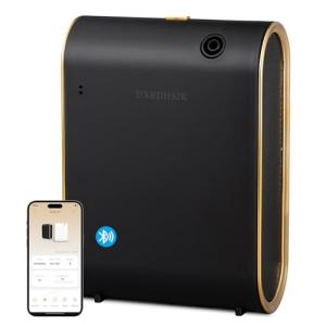 Home Bluetooth Smart Waterless Aromatherapy Machine, Essential Oil Diffuser, with Fragrance Coverage of up to 2000 Square feet, Suitable for Home, Hotel, Restaurant, Office, and spa Center.(Black)
