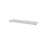 Kantek Extra-Wide Glass Monitor Riser with 8mm Tempered Glass Platform and 60-Pound Capacity, Clear Glass (MS380), 3.3" x 39.4" x 10.2"