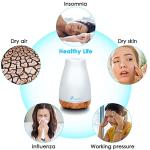 300ML Diffuser Essential Oil Diffuser Remote Control Aromatherapy Diffuser Mist Humidifiers with 7 Color LED Lights for Bedroom Office House Kitchen Yoga