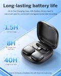 Mini Wireless Lavalier Microphone for iPhone/Android/PC/Tablets with USB-C Plug, AI Noise Cancelling, Magnetic Mic, 40H Battery Life with Charging Case, Lapel Microphone Wireless for Video Recording