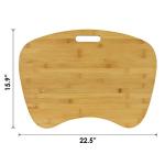 LapGear Bamboo Lap Desk - Natural Bamboo - Fits up to 17.3 Inch Laptops - Style No. 91697
