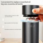 Wireless Aroma Diffuser Scent Oil - Home Luxury Portable Scent Diffuser - Remote Control Wireless Diffuser - 1000 sq. ft Coverage - Essential Oil Diffuser App Control - Aromatherapy (Black)