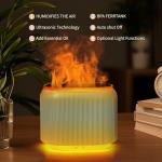 LIFFY Essential Oil Diffuser - Fireplace Fire Flame Aromatherapy Diffuser, Mist Humidifier with Multi-Color LED Lights, for Bedroom, Yoga Spa | Whisper-Quiet Operation, Ideal Gifts