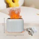 LIFFY Essential Oil Diffuser - Fireplace Fire Flame Aromatherapy Diffuser, Mist Humidifier with Multi-Color LED Lights, for Bedroom, Yoga Spa | Whisper-Quiet Operation, Ideal Gifts