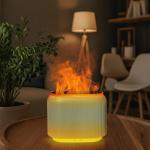 LIFFY Essential Oil Diffuser - Fireplace Fire Flame Aromatherapy Diffuser, Mist Humidifier with Multi-Color LED Lights, for Bedroom, Yoga Spa | Whisper-Quiet Operation, Ideal Gifts
