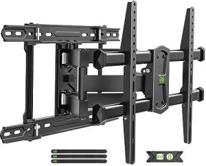 USX MOUNT UL Listed TV Wall Mount for 42"-84" TVs up to 110lbs and 8"-24" Wood Studs, TV Mount with Tilt, Swivel & Extension, Wall Mounts Bracket with Dual Articulating Arms, Max VESA 600x400mm