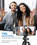 LID LIRDDY Mini Microphone for iPhone: 2PCS Wireless Lavalier Microphone for Android - Noise Canceling Magnetic Clip Lapel Mic - Vlogging & Pro Video Recording for Content Creators​