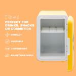 Orbit Innovations Spiderman - Mini Fridge, Small Cooler for Drinks & Snacks, or Skincare Refrigerator - Christmas Gifts (6 Cans, Spiderman)