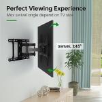 USX MOUNT UL Listed TV Wall Mount for 42"-84" TVs up to 110lbs and 8"-24" Wood Studs, TV Mount with Tilt, Swivel & Extension, Wall Mounts Bracket with Dual Articulating Arms, Max VESA 600x400mm