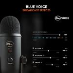 Logitech for Creators Blue Microphones Yeti USB Microphone (Blackout)
