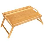 ROSSIE HOME Extra Large Bamboo Bed Tray, Lap Tray, Lap Desk with Phone Holder - Fits up to 17.3 Inch Laptops and Most Tablets - Natural - Style No. 78107