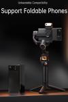 hohem iSteady M7 Gimbal Stabilizer for iPhone Android Smartphone,Phone Gimbal with AI Tracking,Fill Light,1.4" Detachable Touchscreen Remote,Phone Stabilizer for Video Recording,YouTube TikTok Travel