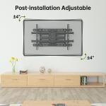 USX MOUNT UL Listed TV Wall Mount for 42"-84" TVs up to 110lbs and 8"-24" Wood Studs, TV Mount with Tilt, Swivel & Extension, Wall Mounts Bracket with Dual Articulating Arms, Max VESA 600x400mm