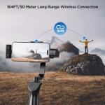 Smedz 2025 Upgraded Wireless Microphone for iPhone/iPAD/Android/PC(Lightning/USB C)– AI Noise Cancelling & Reverb,Dual Mics 20 H Battery Life,Mini Microphone for TikTok, YouTube Vlog,Range 164FT