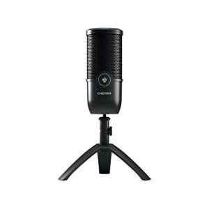 Cherry UM Series 3.0, 6.0 and 9.0 PRO RGB USB Microphone for PC, Mac, Gaming, Recording, Streaming, Podcasting, Studio and Computer Condenser. (UM 3.0 Black)