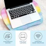 LAPGEAR MyStyle Portable Lap Desk with Cushion - Sunset Watercolor - Fits up to 15.6 Inch Laptops - Style No. 45321