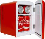 Coca Cola Polar Mini Fridge - Refrigerator for Bedroom Office, Portable Table Top Beverage Cooler, 12V 110V Refrigerador For Drinks, Soda, Wine, Use In Car, Dorm, Patio, 6 Can