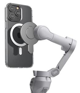 ENCASED Magnetic Adapter for DJI OM Smartphone Gimbal Stabilizer - Compatible with MagSafe (OM 4 / 4 SE, 5, 6)