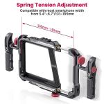 ULANZI Smartphone Video Rig with Handle, LINO Filmmaking Case Aluminum Alloy Phone Video Stabilizer Grip Tripod Mount for Video Maker Videographer with Cold Shoe for iPhone 16 15 Mini Pro Max 8 Plus