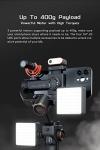 Hohem iSteady M6 Gimbal Stabilizer for Smartphone, 3-Axis Cell Phone Stabilizer Built-in OLED Display 400g Payload Reverse Charging Android and iPhone Gimbal with Inception Motion Timelapse
