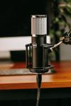 512 Audio by Warm Audio Skylight Large Diaphragm Studio Condenser XLR Microphone + Shock Mount + Bag for Recording and Podcasting