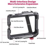ULANZI Smartphone Video Rig with Handle, LINO Filmmaking Case Aluminum Alloy Phone Video Stabilizer Grip Tripod Mount for Video Maker Videographer with Cold Shoe for iPhone 16 15 Mini Pro Max 8 Plus