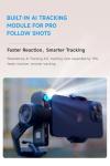 FeiyuTech SCORP Mini 3 Gimbal Stabilizer for Smartphone, Built-in AI Tracking Module & Cooling Fan, 2KG Payload 3-Axis Phone Gimbal with Integrated Grip Design, Gimbal Stabilizer for iPhone & Android