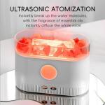 YALEDI Aromatherapy Essential Oil Diffuser, 3-in-1 Himalayan Salt Lamp Diffuser with 7 Color Lights, 200ml Ultrasonic Cool Mist Humidifier for Home Bedroom Yoga, Himalayan Pink Salt Therapy (Grey)
