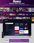 JVC 32-Inch 720p HD LED Roku Smart TV with Voice Control App, Airplay, Screen Casting, & 300+ Free Streaming Channels (LT32MAW2)