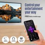 Westinghouse Roku TV - 32 Inch Smart TV, HD Television with Wi-Fi Connectivity and Mobile App, LED Flat Screen Compatible with Apple HomeKit, Alexa and Google Assistant