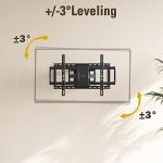 Mounting Dream Full Motion TV Wall Mount for Most 42-90 Inch TVs, Heavy Duty Wall Mount TV Bracket with 6 Strong Articulating Arms, Max VESA 600x400mm, Up to 132LBS, Fits 16/18/24'' Wood Studs, MD2298