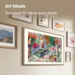 Hisense 55-Inch Class QLED 4K S7N CanvasTV Series Dolby Vision HDR Google Smart TV (55S7N) - 144Hz, Art Mode, Anti-Glare Panel, Hi-Matte Display, Frame & UltraSlim Wall Mount Included