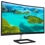 Philips 272E1CA 27'' Curved Frameless Monitor, Full HD 1080P, 100% sRGB, Adaptive-Sync, Speakers, VESA, 4Yr Advance Replacement Warranty