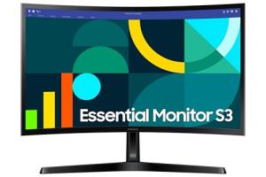 Samsung S3 S36GD 24-in 100 Hz Curved Computer Monitor - LS24D368GANXZA