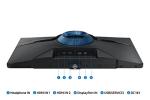SAMSUNG 25" Odyssey G4 Series FHD Gaming Monitor, IPS, 240Hz, 1ms, G-Sync Compatible, AMD FreeSync Premium, HDR10, Ultrawide Game View, DisplayPort, HDMI, Fully Adjustable Stand, LS25BG402ENXGO