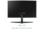Samsung S3 S36GD 24-in 100 Hz Curved Computer Monitor - LS24D368GANXZA
