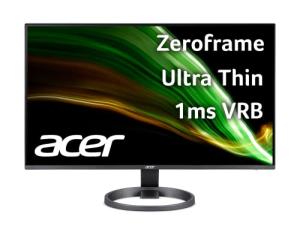 Acer R242Y Gyi 23.8" IPS Full HD Zero-Frame Gaming Office Monitor | Adaptive-Sync Support (FreeSync Compatible) | Up to 120Hz Refresh | 1ms (VRB) | Native 1500:1 | 99% sRGB | Tilt | HDMI & VGA Ports