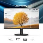 PHILIPS 271V8LB 27" Framless Full HD (1920 x 1080) 100Hz Monitor, VESA, HDMI x 1, VGA Port x1, Eye Care, 4 Year Advance Replacement Warranty