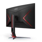 AOC C27G2Z 27" Curved Frameless Ultra-Fast Gaming Monitor, FHD 1080p, 0.5ms 240Hz, FreeSync, 2x HDMI 2.0, 1x Display Port, Height Adjustable, Xbox PS5 Switch Ready, 3-Year Zero-Bright-Dot